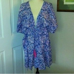 NWOT Simply Southern Beach Cover-up/Kaftan Size S/M